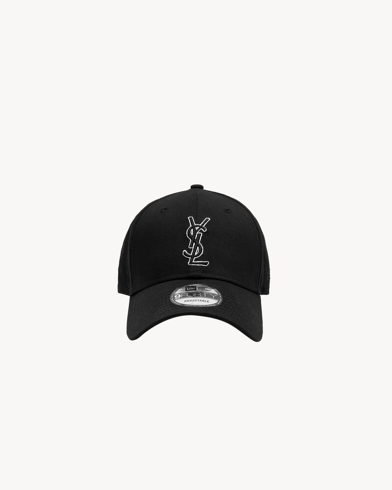 YSL Monogram embroidered cap made in collaboration with New Era. | Saint Laurent Inc. (Global)