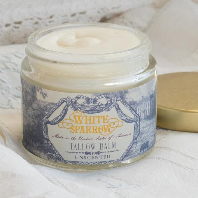 Organic Grass Fed Tallow Balm - (Unscented) Organic Tallow from Grass Fed Cows & All Organic ingr... | Amazon (US)