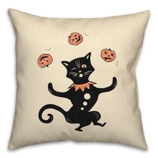 Juggling Cat Spun Poly Throw Pillow | Michaels Stores