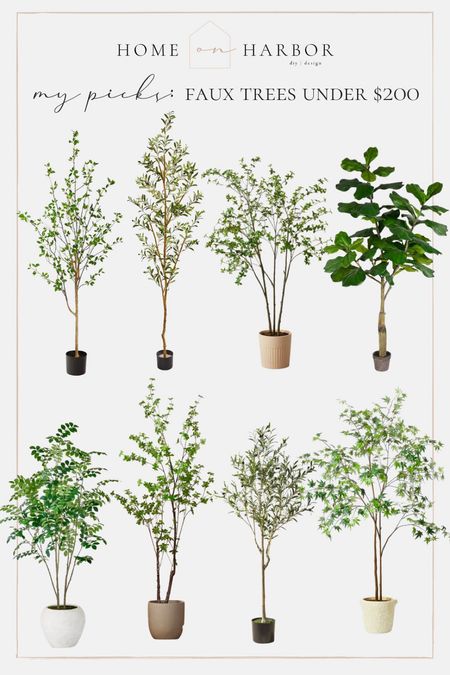 Artificial trees under $200 

#LTKhome