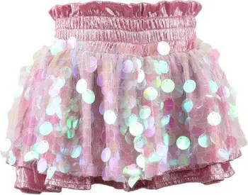 Paillette Metallic Skort | Nordstrom