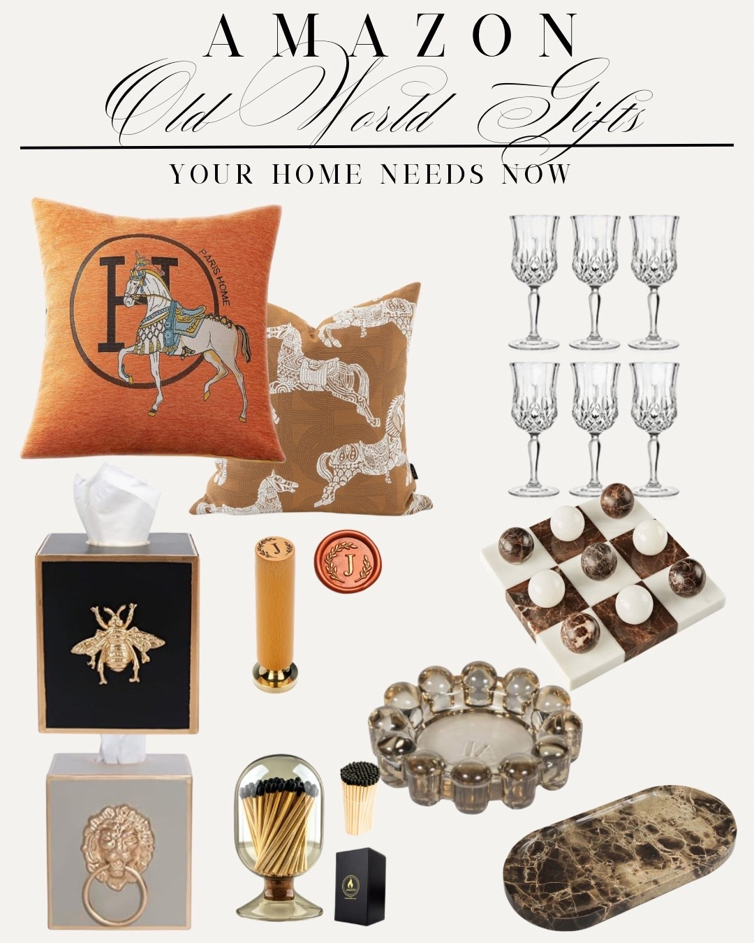 Old world gifts your home needs now 
Shop these amazing luxurious Amazon finds 


#LTKHome #LTKCyberWeek #LTKGiftGuide