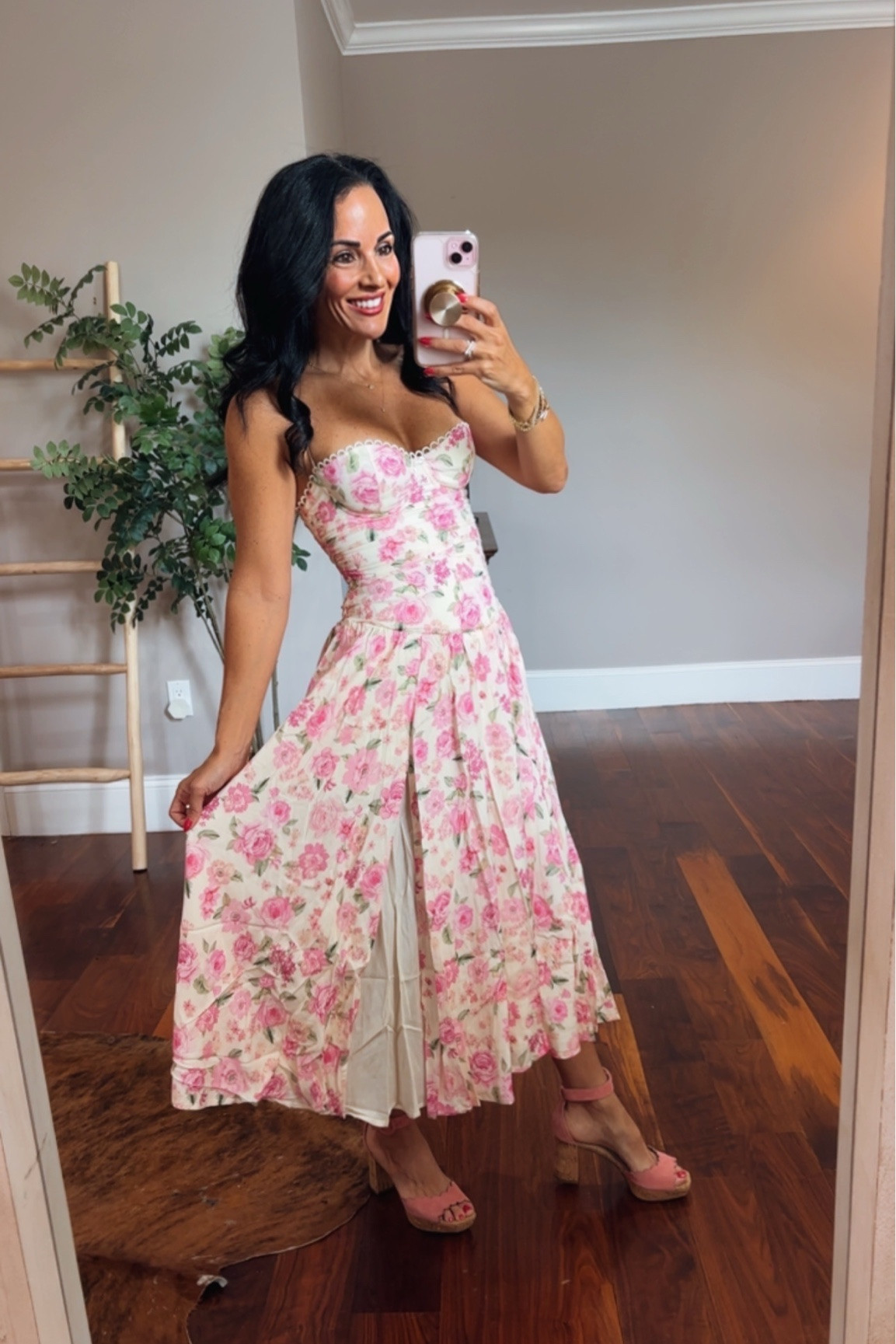Pretty floral dress 

#LTKOver40 #LTKootd #LTKWedding