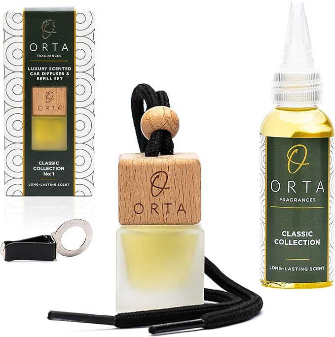 Orta Fragrances No3 YS Lauren Dark Opium Inspired Car Air Freshener Set | Vent Clip and Refill In... | Amazon (US)