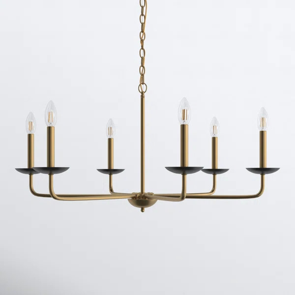 Baltray 6 Light Metal Dimmable Chandelier | Joss & Main