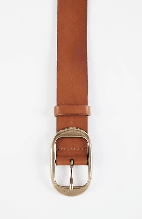 Leather Oval-Ring Belt | J. Jill