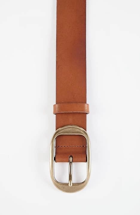 Leather Oval-Ring Belt | J. Jill