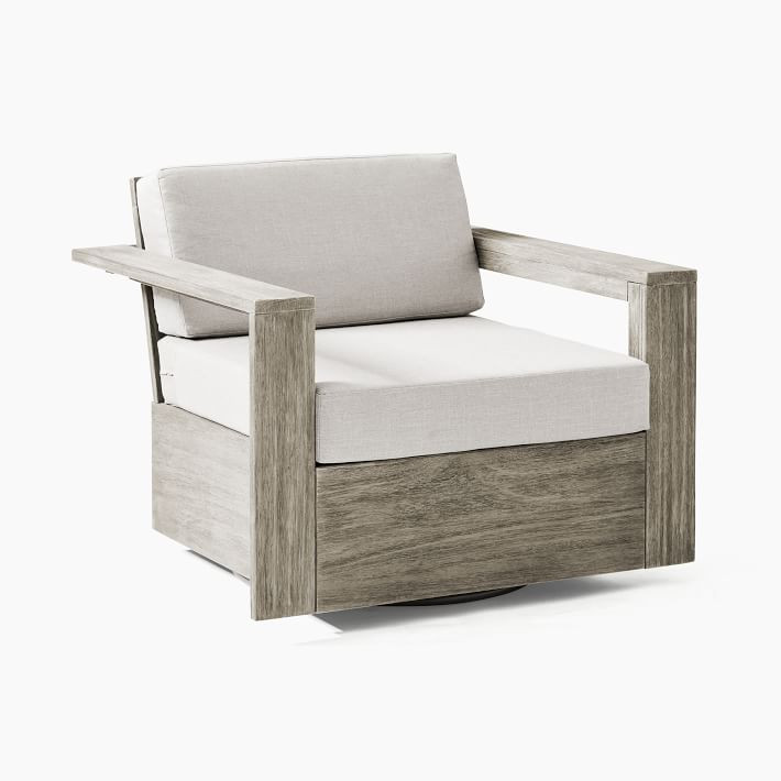 Portside Outdoor Swivel Chair | West Elm (US)