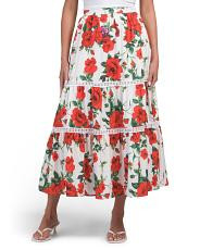 Floral Print Skirt | TJ Maxx