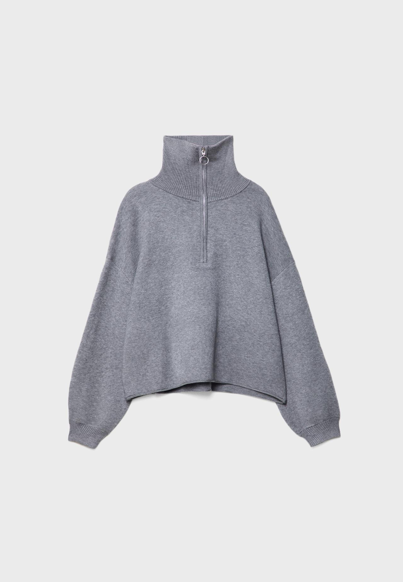 Knit jumper with zip | Stradivarius (UK)