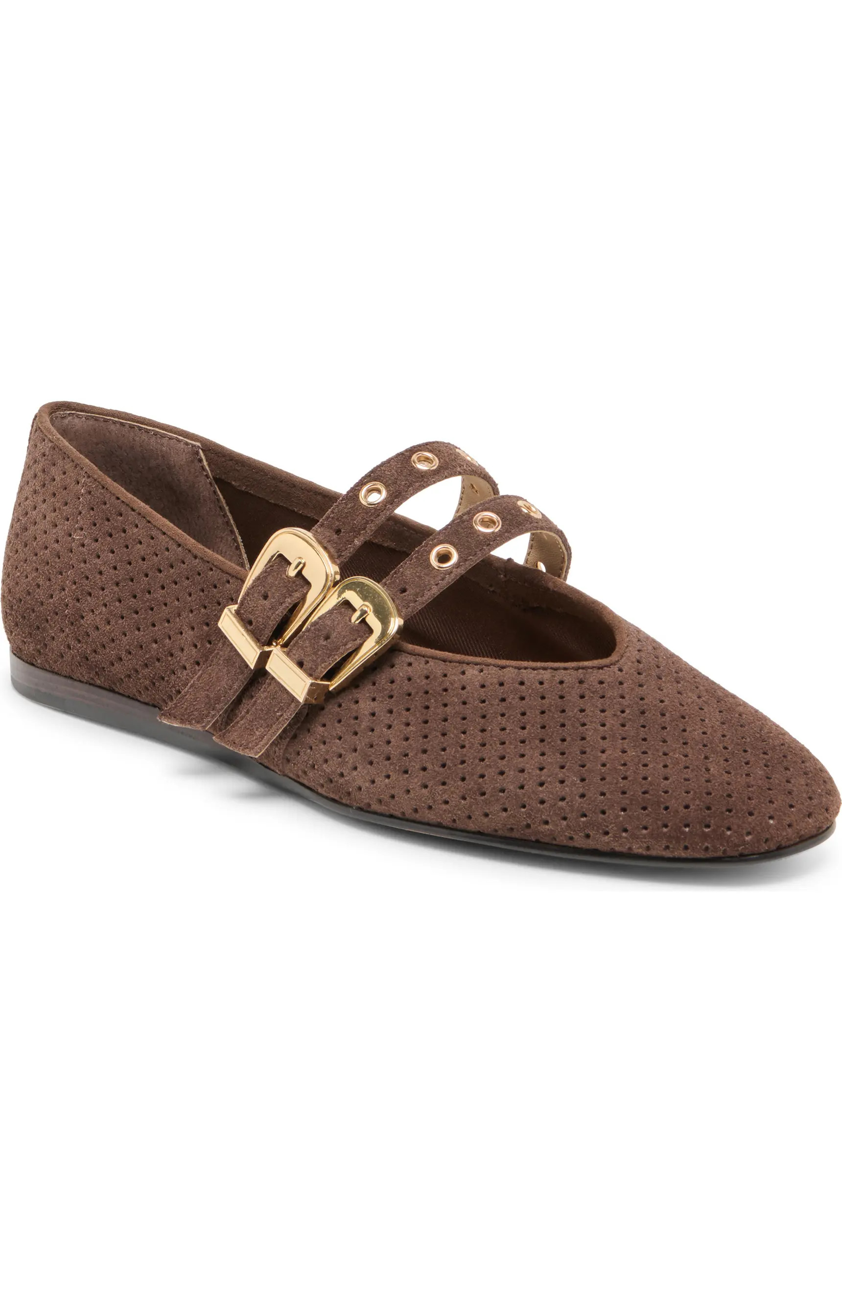 Baylee Grommet Mary Jane Flat (Women) | Nordstrom