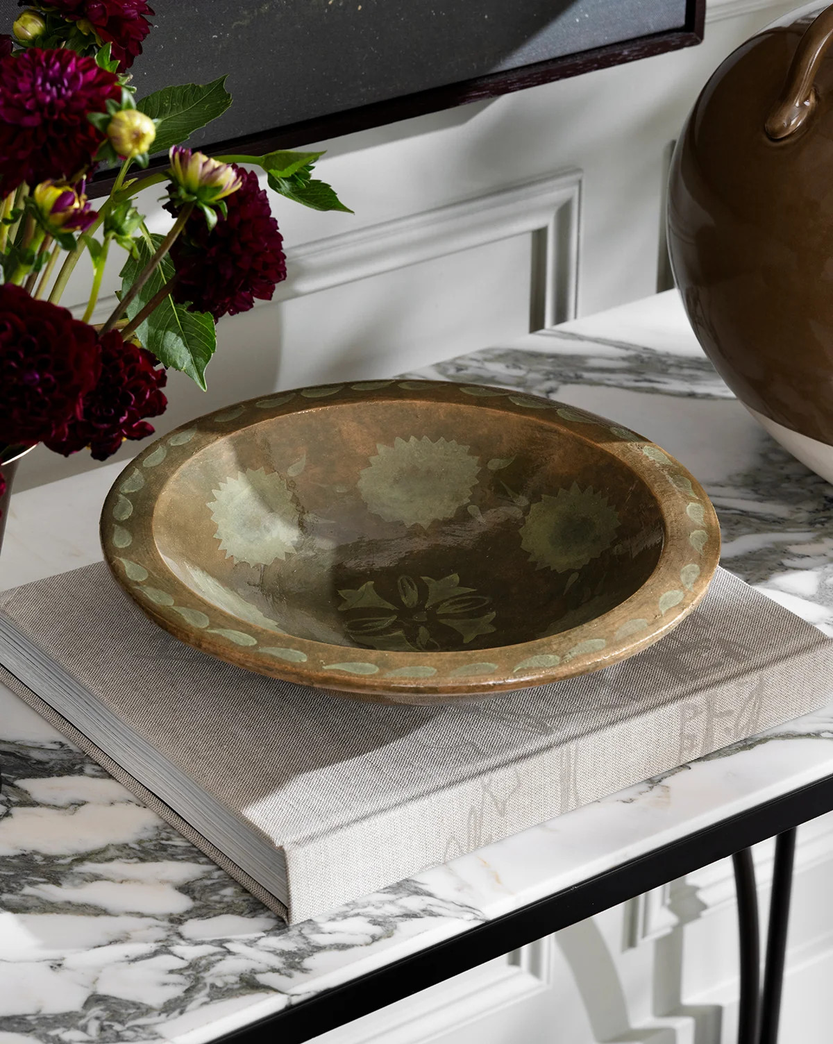 Tilbury Hand-Painted Terracotta Bowl | McGee & Co. (US)