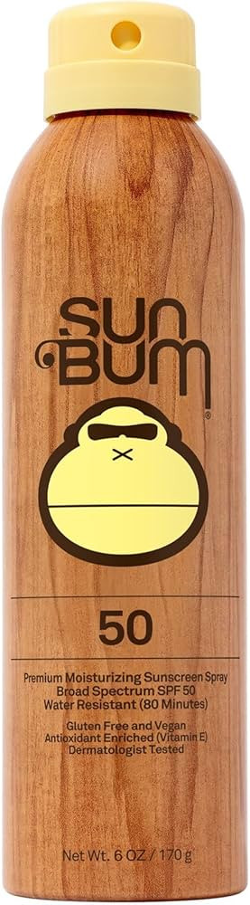 Sun Bum Original SPF 50 Sunscreen Body Spray - Broad Spectrum Moisturizing Sunscreen with Vitamin... | Amazon (US)