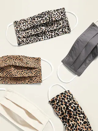 Variety 5-Pack of Triple-Layer Cloth Face Masks for Adults | Old Navy (US)