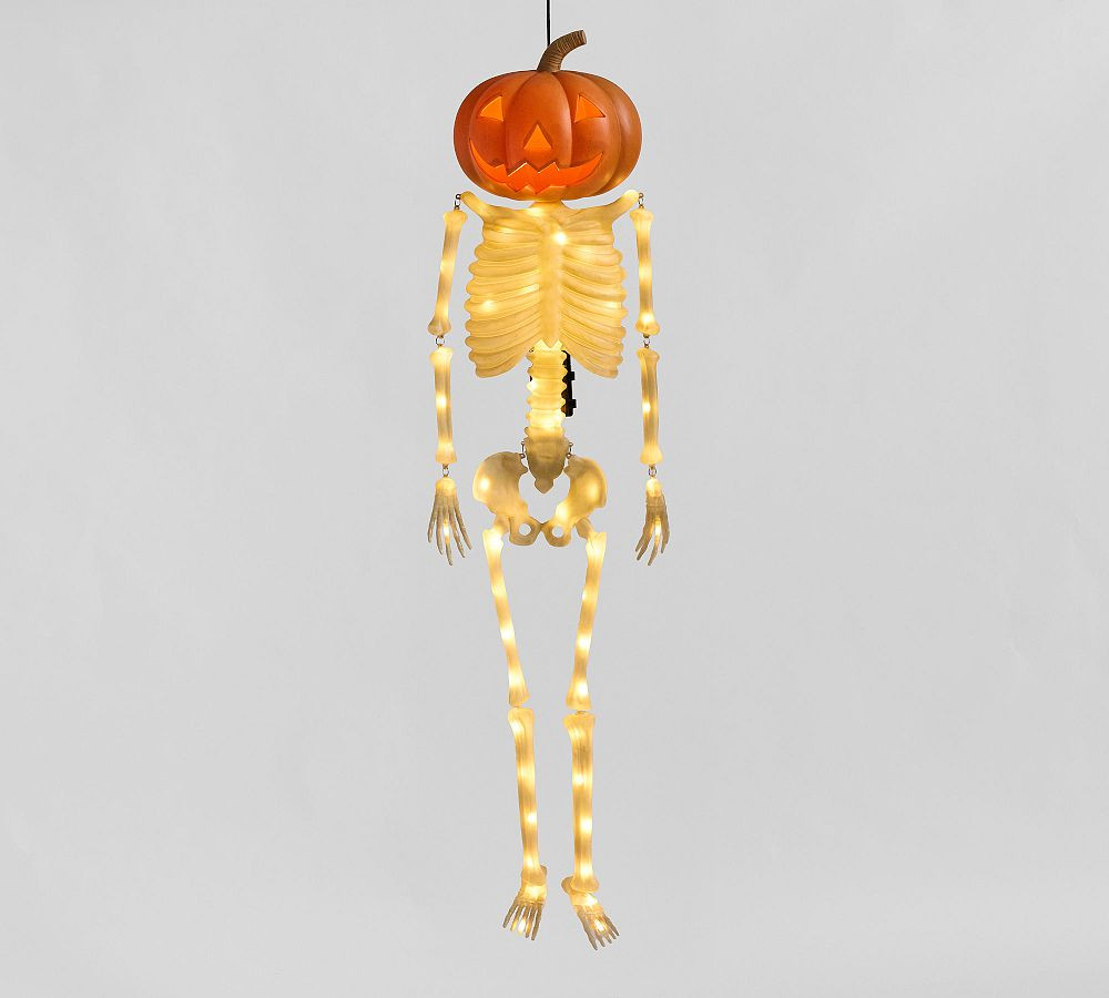 Lit Mr. Bones Scarecrow | Pottery Barn (US)