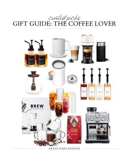 gift guide - for the coffee lovers 

gifts for her. gifts for him. Coffee gifts. Amazon gift ideas. Amazon gifts under $50. Nespresso  

#LTKCyberWeek #LTKGiftGuide #LTKhome