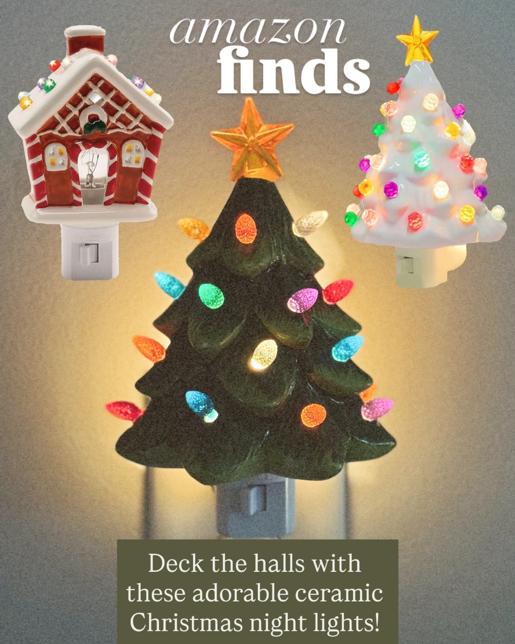 Deck the halls with these adorable Christmas nightlights on amazon! Perfect for the kids to make the holiday season more magical & whimsical. 🧚‍♂️🎄

#LTKCyberWeek #LTKmomlife #LTKHoliday