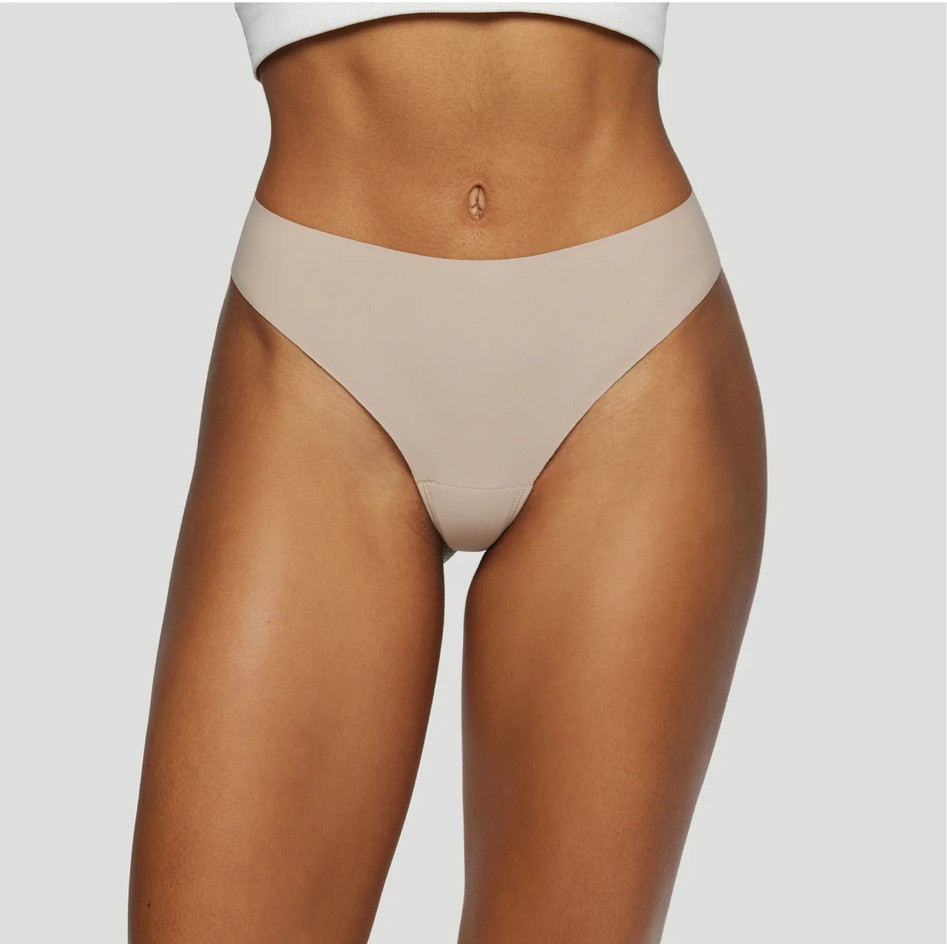 These camel toe proof thongs from JIV are THE BEST to wear with leggings that have a front seam! 🙅🏻‍♀️🐫🩲 I have the mid-rise, they also have a high-rise and a low-rise. To be honest the low-rise have a band that you’ll be able to see through leggings so not my vibe. 

#LTKFitness #LTKActive #LTKStyleTip