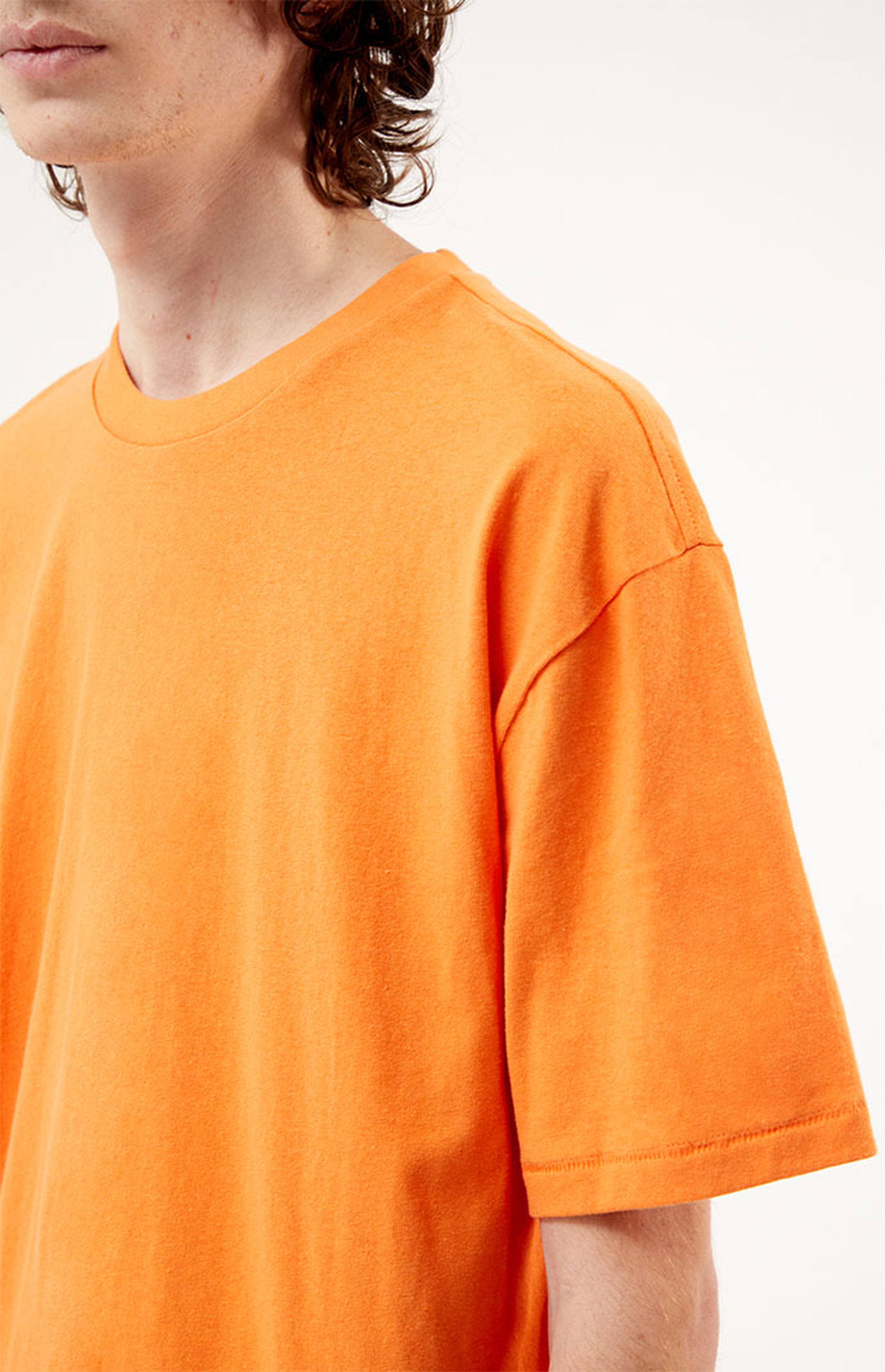 PS Basics Orange Reece Regular T-Shirt | PacSun