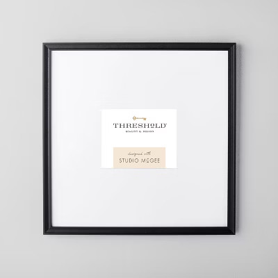 21.49" x 21.49" Matted to 5" x 7" Gallery Single Image Frame Black - Threshold™ designed with S... | Target