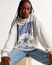 Dallas Cowboys Graphic Oversized Sunday Crew | Abercrombie & Fitch (US)