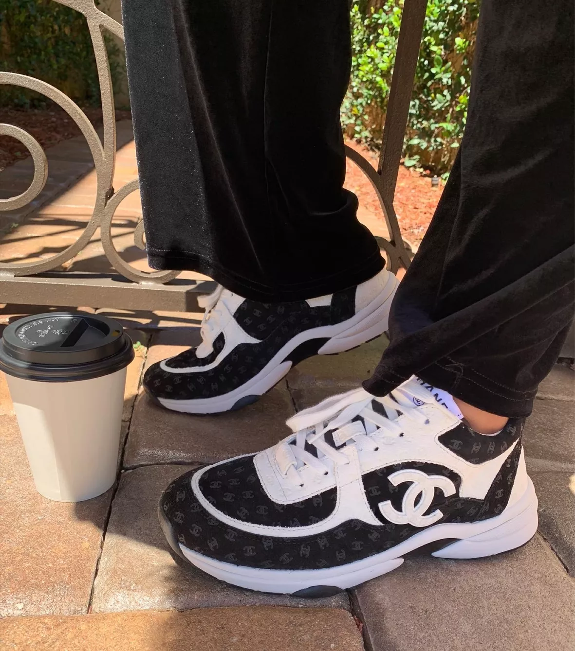 Fashion Jackson Wearing Beige Midi Dress Veja Velcro Sneakers
