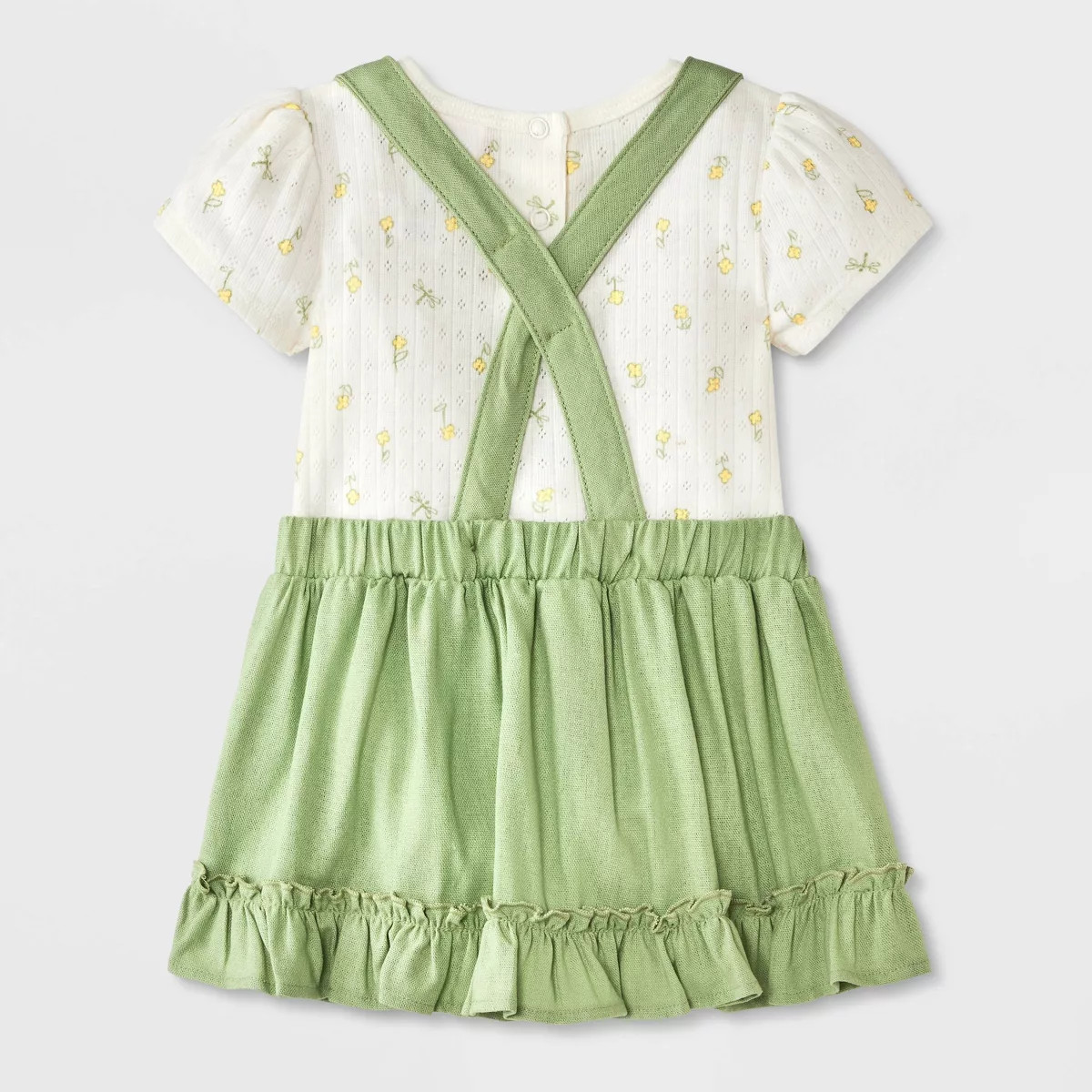 Baby Girls' Disney Winnie the Pooh Collection Dress - Green Newborn | Target