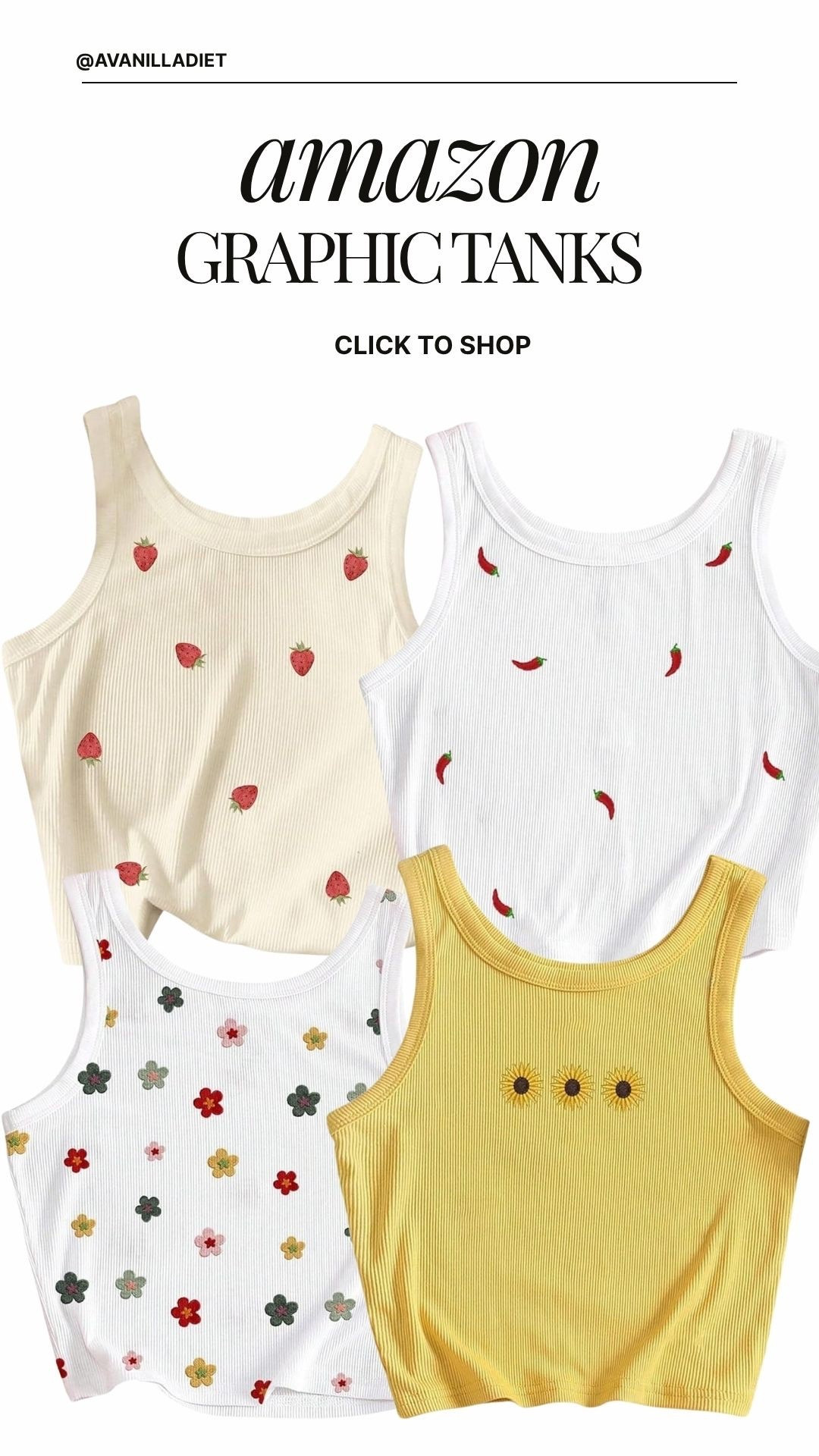 These graphic tanks are perfect with jean shorts for spring and summer! Under $15!! 🍓

Spring outfits, vacation outfits, tanks, casual outfit, fun, simple

#LTKootd #LTKgrwm #LTKdayinmylife