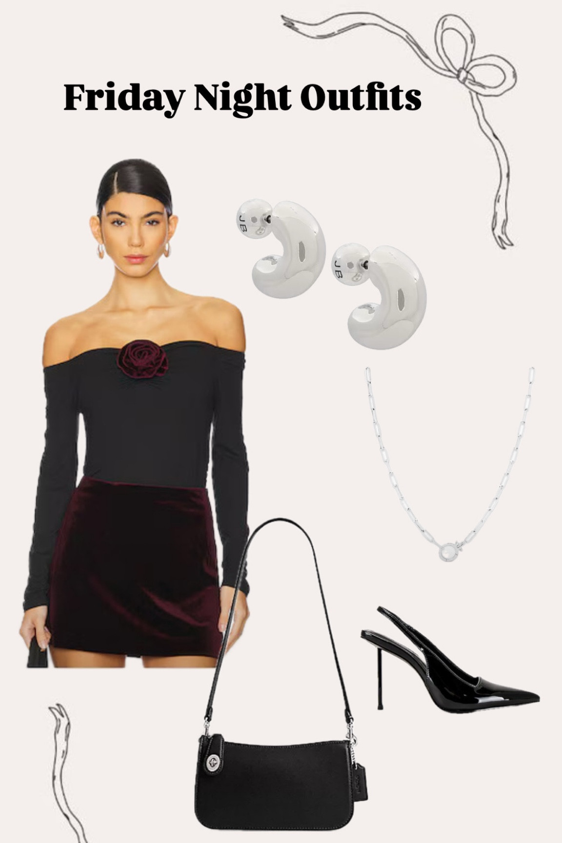 friday night looks 🤎

date night outfits. date night outfits winter, date night winter, date night dress, date night top, friday night, weekend outfits, going out outfits, going out tops, going out outfits winter, going out, going out dress, 