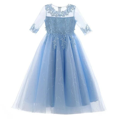 Phenas Girls Princess Dress Pageant Dress Kids Prom Ball Gowns Dress Wedding Party Flower Dresses | Walmart (US)