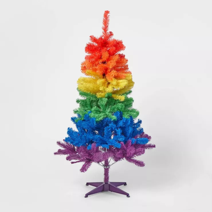 4.5' Unlit Rainbow Alberta Spruce Artificial Christmas Tree - Wondershop™ | Target