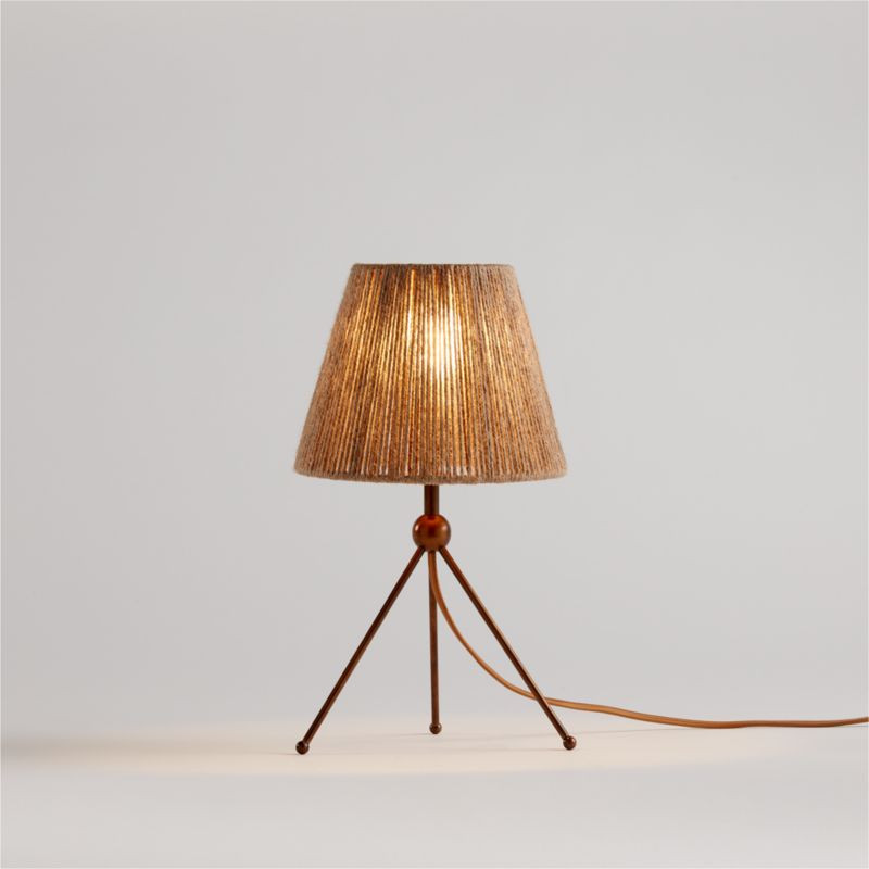 Ellery Tripod Table Lamp by Jake Arnold + Reviews | Crate & Barrel | Crate & Barrel