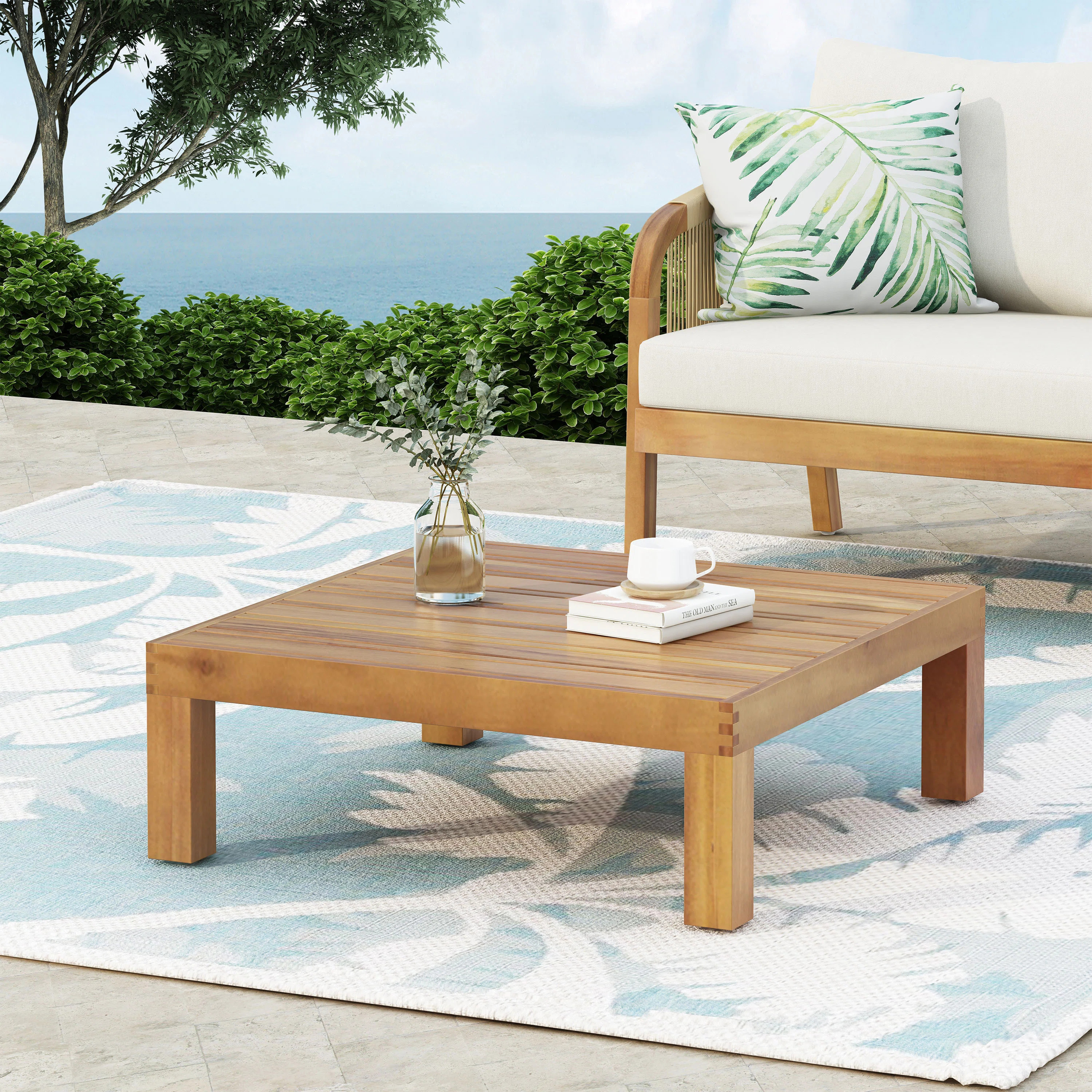 Square Outdoor Coffee Table , 29.5'' in. W 29.5'' in. D | Wayfair North America