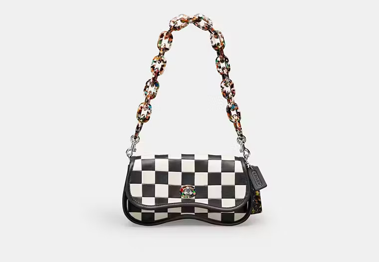 Wavy Dinky In Checkerboard Patchwork Upcrafted Leather | Coach (US)