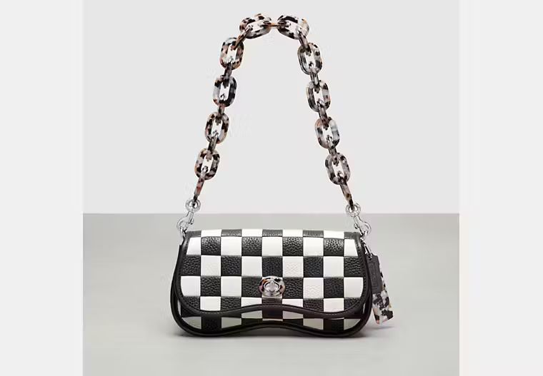 Wavy Dinky In Checkerboard Patchwork Upcrafted Leather | Coach (US)