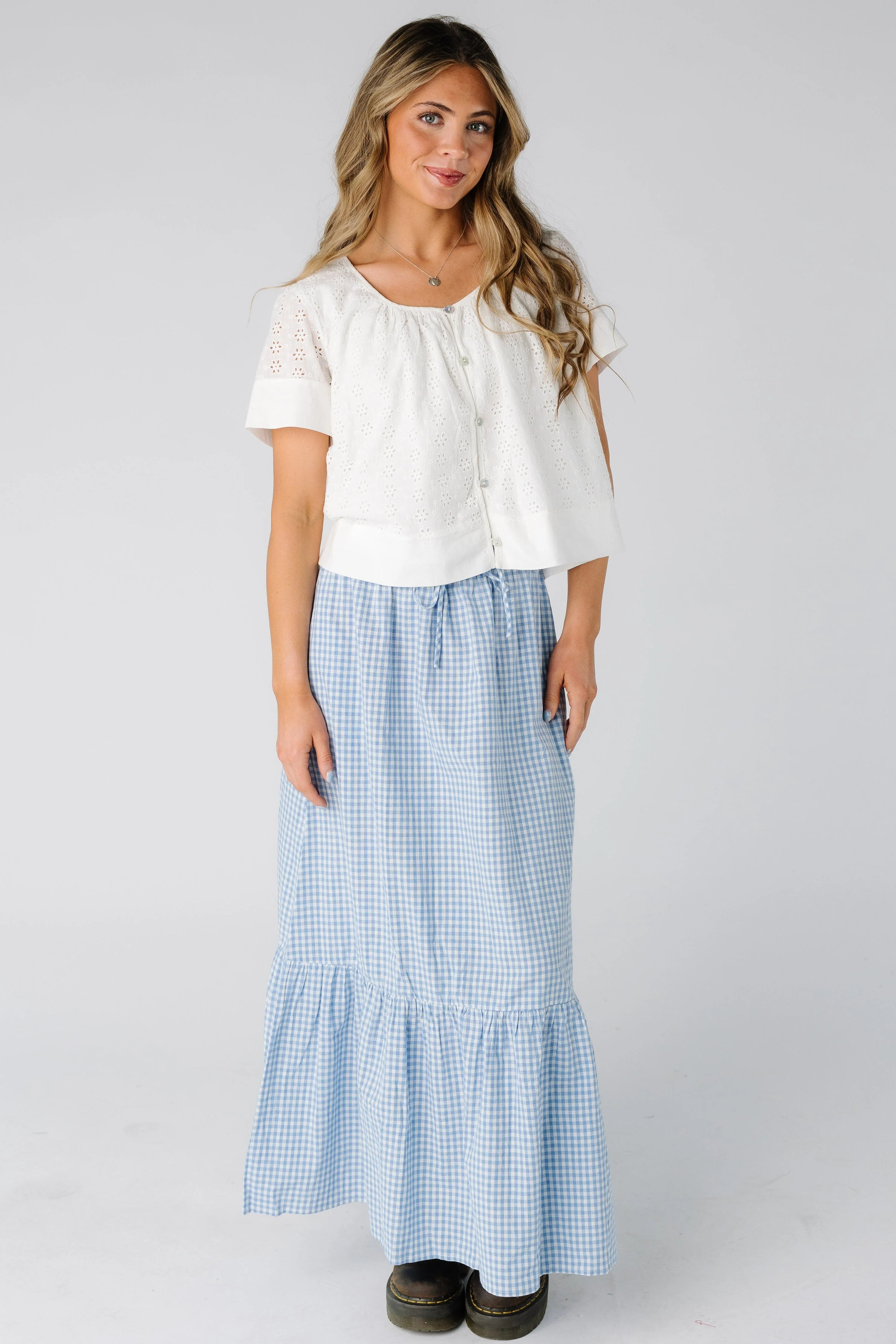 Bowen Gingham Skirt | Called To Surf