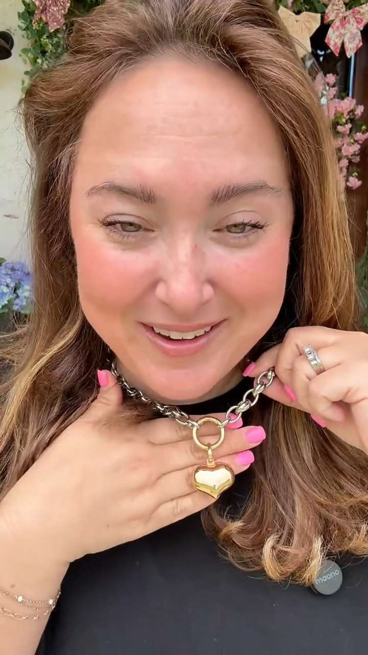 Ettika Locked in Mixed Metal Heart Necklace, gifts for her, accessories, aesthetic chains style necklace for women 

 #LTKMothersDay #LTKSaleAlert #LTKBeauty