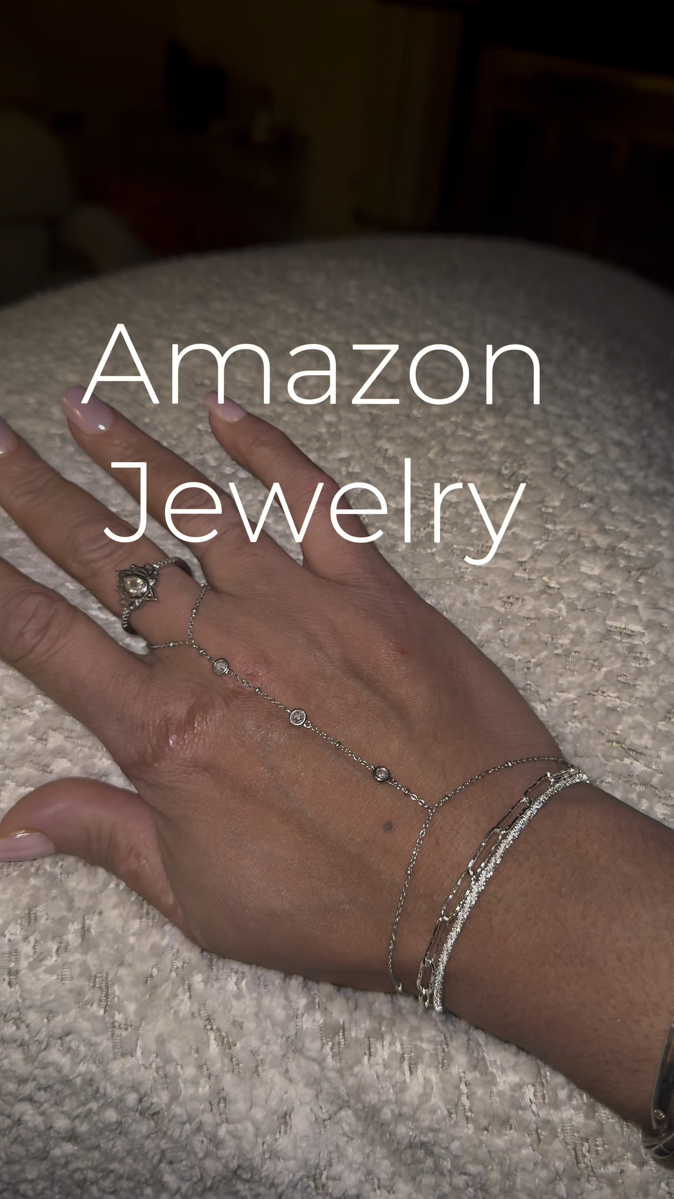I love the silver jewelry that I get on Amazon! Such great prices and these bracelets are so sparkly!✨

I wear the hand chain all the time and it’s never broken. I sleep in it.

silver bracelets, silver rings, lotus ring, paperclip bracelet 

#LTKBeauty #LTKGiftGuide #LTKWatchNow