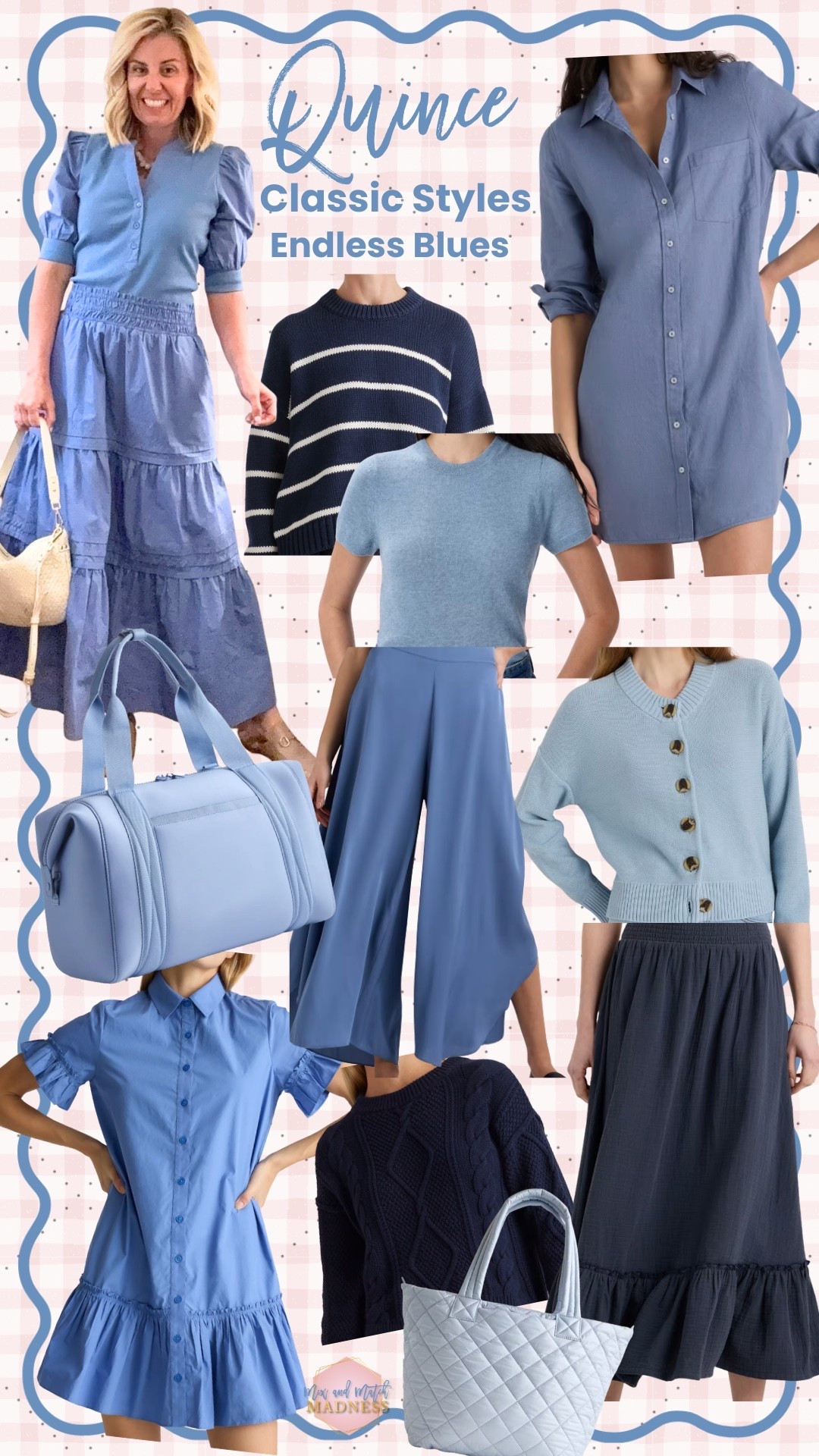 Give me all the NEW BLUES from Quince! 
Y’all they literally have the most classic styles at affordable prices! I wear an xs in all pieces. Sooooo good!!!￼

 

#LTKOver40 #LTKmomlife #LTKdayinmylife