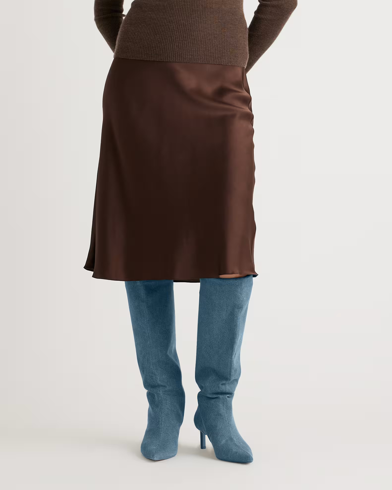 100% Washable Silk Skirt | Quince in Hot Fudge | Quince