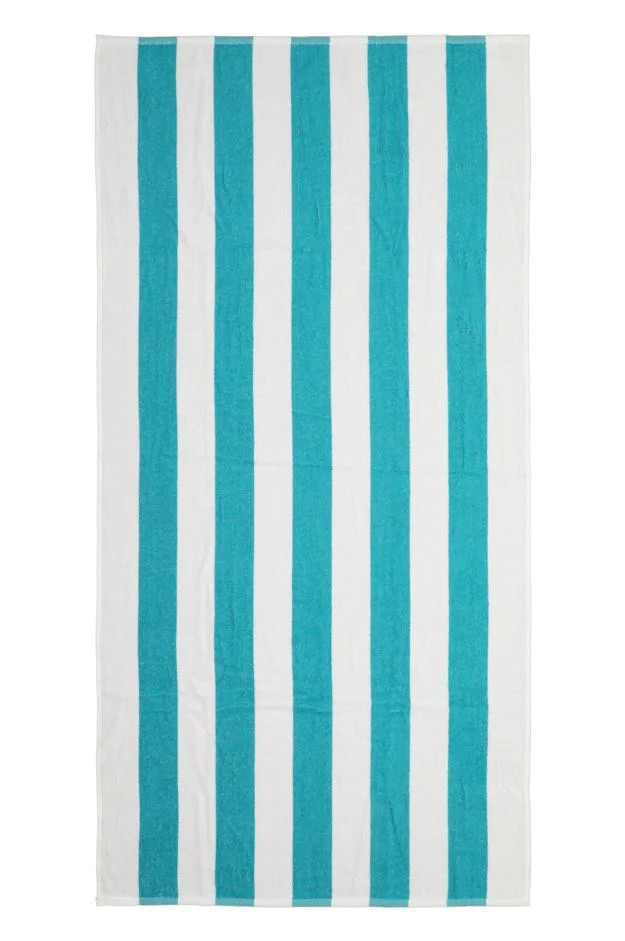 Mainstays Cabana Beach Towel, Size 28" x 58", Teal | Walmart (US)