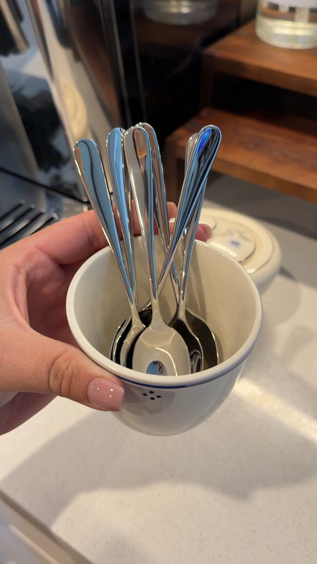 Antique finds, coffee bar, stainless steel spoons, Amazon finds,

#LTKmomlife #LTKHome #LTKfoodie
