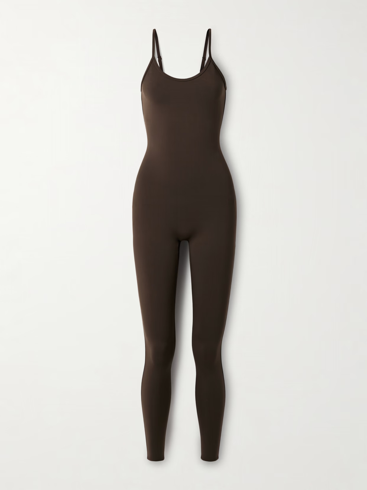 Alo Yoga - Airbrush One And Done Airlift Jumpsuit - Brown | NET-A-PORTER (US)