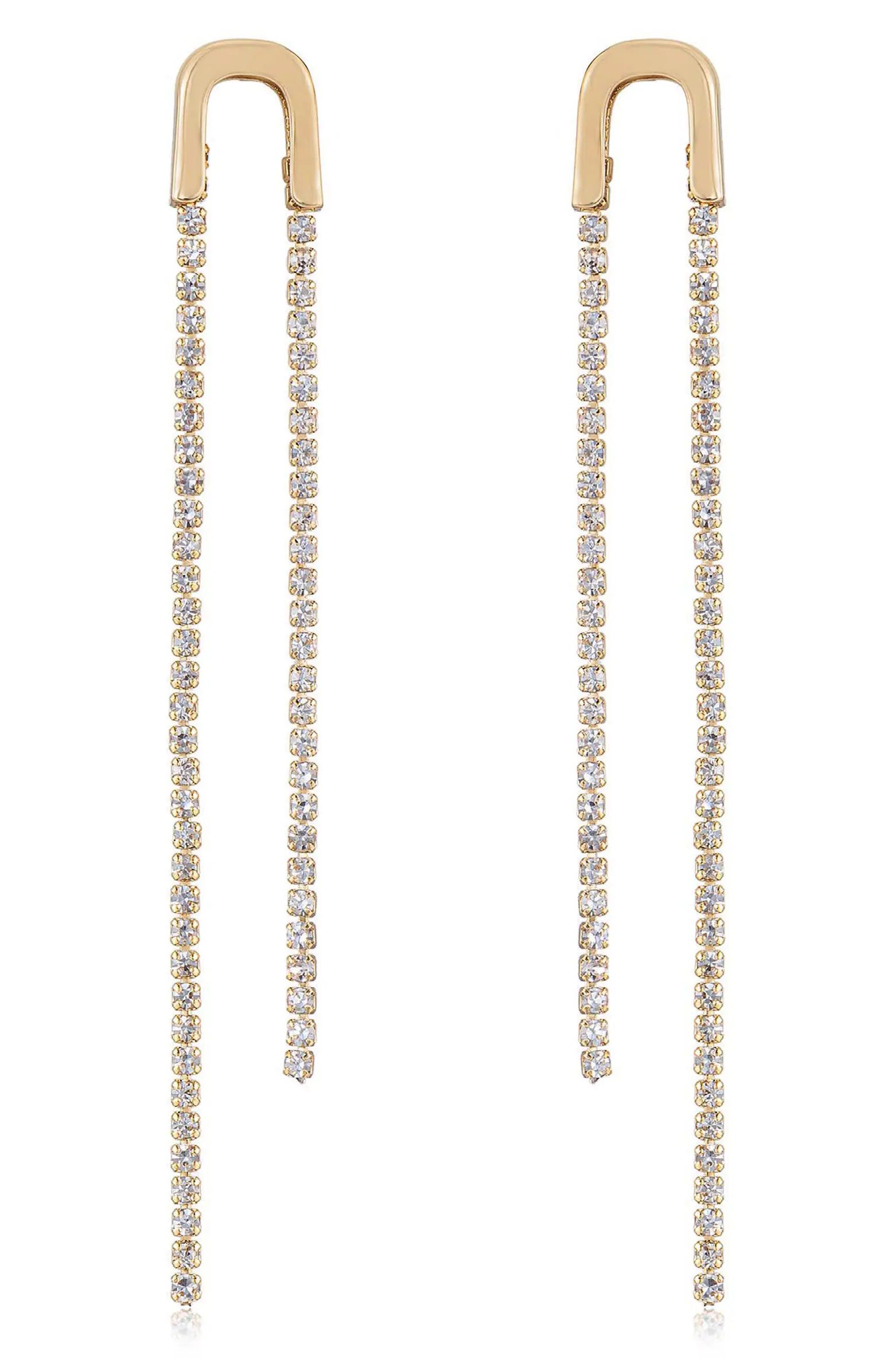 Ettika Crystal Chain Drop Earrings | Nordstrom | Nordstrom