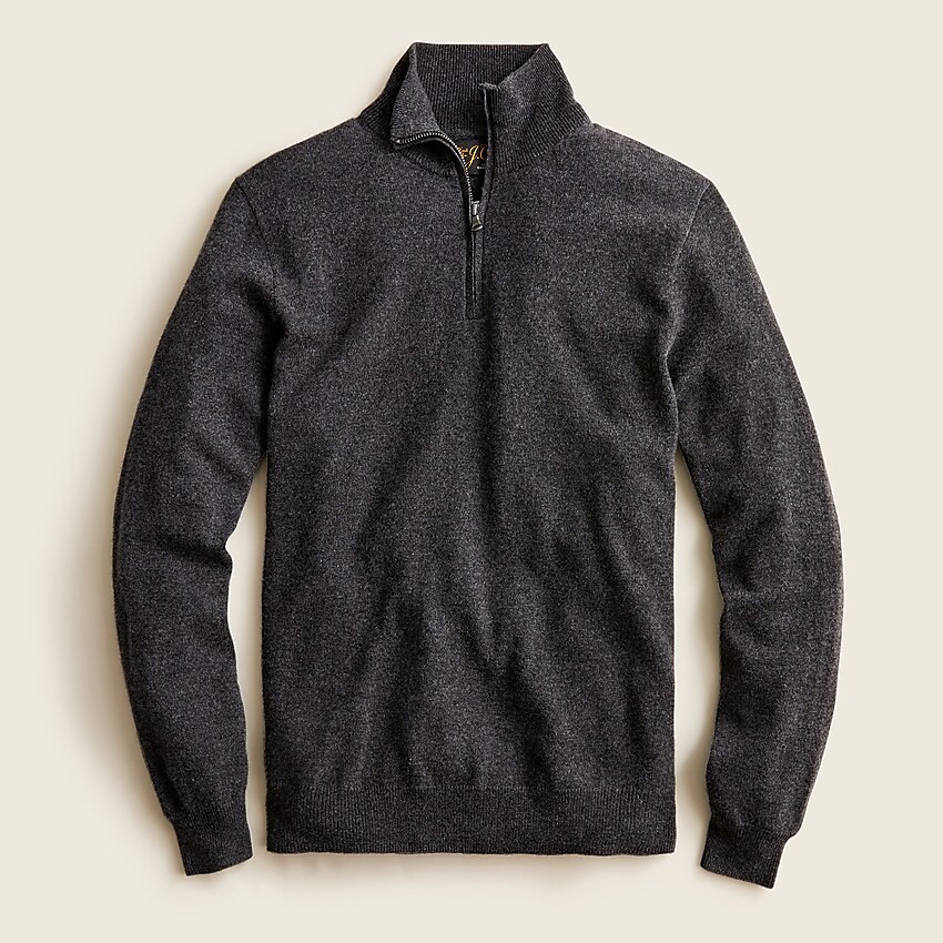 Cashmere half-zip sweater | J. Crew US