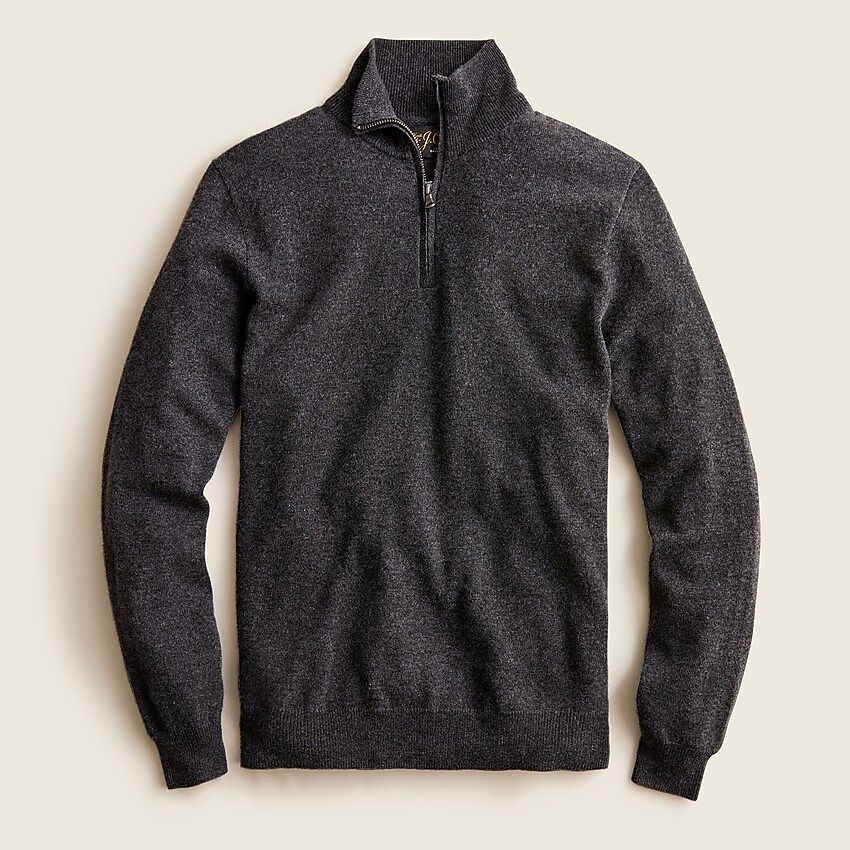 Cashmere half-zip sweater | J.Crew US