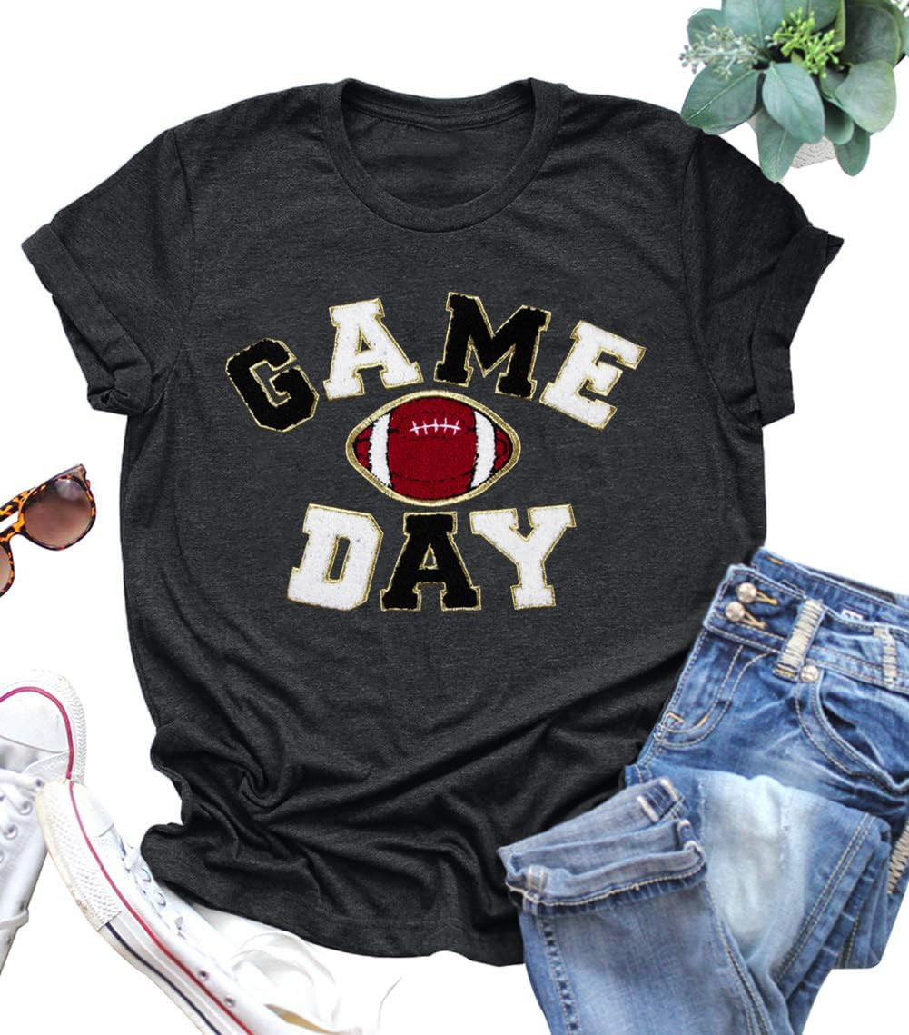 Sunday Funday Shirt Women Football Shirts Game Day Graphic Tops | Amazon (US)