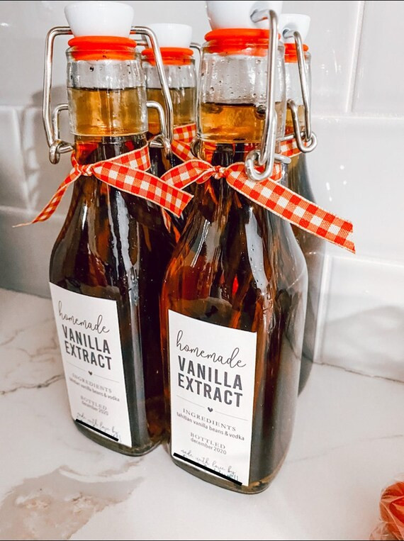 Homemade Vanilla Extract Labels | Etsy | Etsy (US)