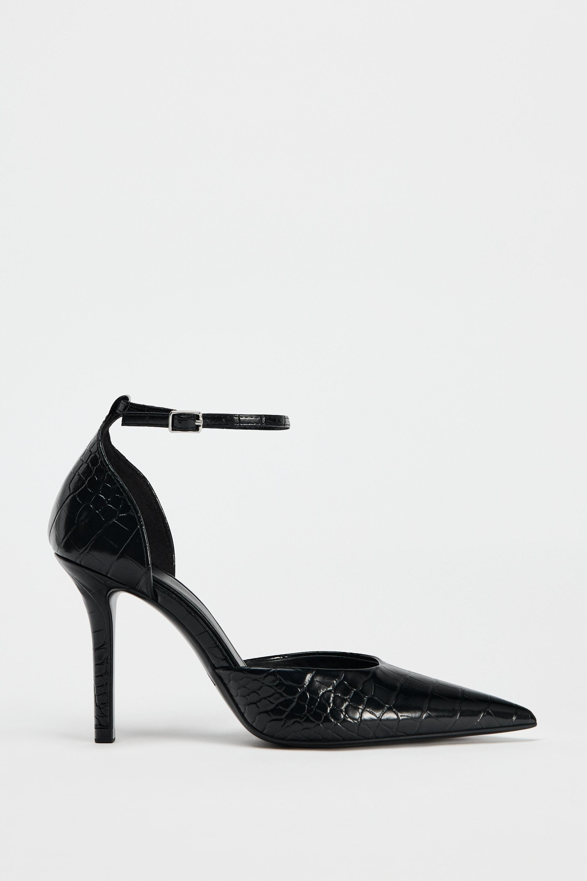 HEELED SHOES WITH ANKLE STRAP | Zara UK