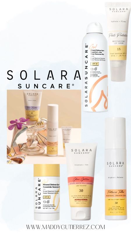 Solara Suncare has a line of products that provide a healthy defense against harmful UV rays while having minimal ingredients  

#LTKSwim #LTKBeauty #LTKFamily